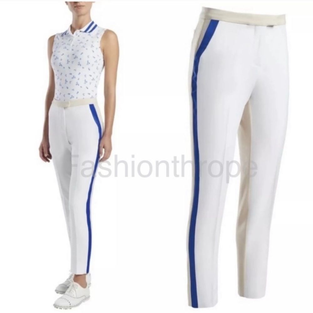 G/Fore Tux Color Block Straight Leg Trouser Pants - Women’s Golf Size 2 4 NEW